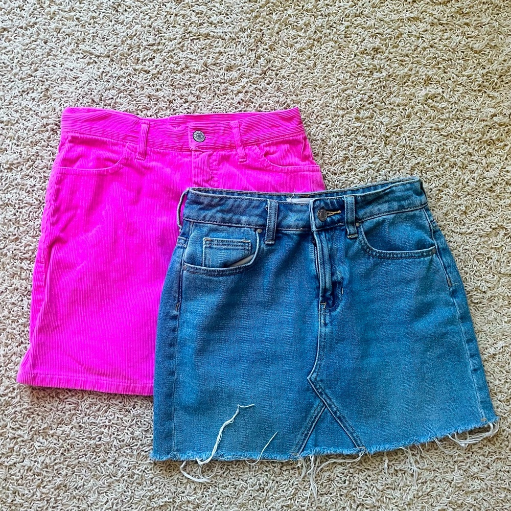 Set of Jean skirts